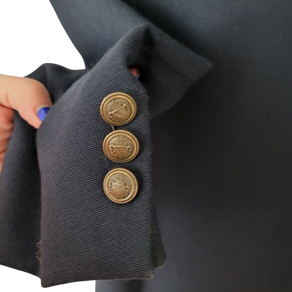 Cartier Jack Lang Tailored Blazer Jacket Mens Size 41R Navy Blue Classic - Picture 9 of 10